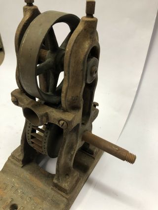 Vintage Thomas Mills & Bro Cast iron Taffy Drop Cutter c1800 ' s 2