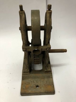 Vintage Thomas Mills & Bro Cast iron Taffy Drop Cutter c1800 ' s 3