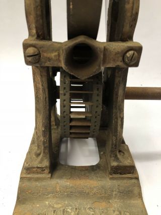 Vintage Thomas Mills & Bro Cast iron Taffy Drop Cutter c1800 ' s 4