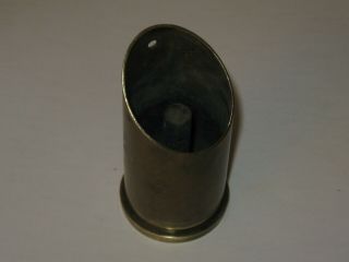 Vintage Ww2 Brass Shell 40mm Military Trench Art Dated 11 - 6 - 44