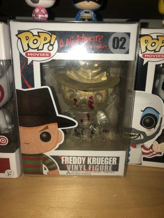 Funko Pop.  Clear Freddy Kruger Extremely Rare.