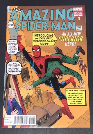 Spider - Man 700 Steve Ditko 1:200 Variant Nm Marvel Comics Rare