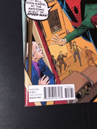 Spider - Man 700 Steve Ditko 1:200 Variant NM Marvel Comics RARE 3