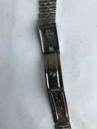 Vintage Authentic Rolex Stainless Steel Bracelet For Ref.  6605,  1601,  1603,  16010 6