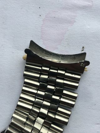 Vintage Authentic Rolex Stainless Steel Bracelet For Ref.  6605,  1601,  1603,  16010 8