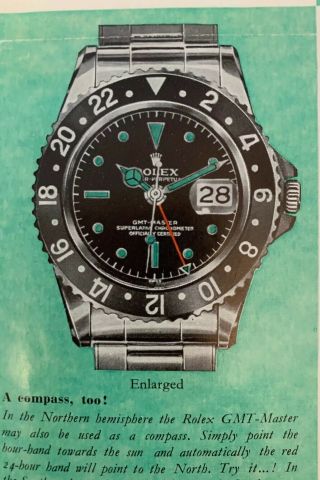 Vintage Rolex GMT - Master Information Pamphlet Booklet 1966 5