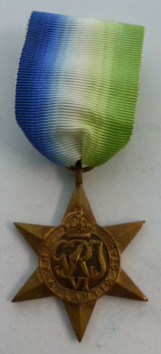 1939 - 45 Ww2 Canada Military Atlantic Star Medal