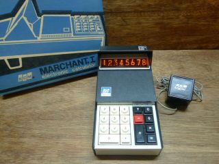 Marchant Scm 1 Nixie Tube Ultra Rare Vintage Calculator Mib Perfectly