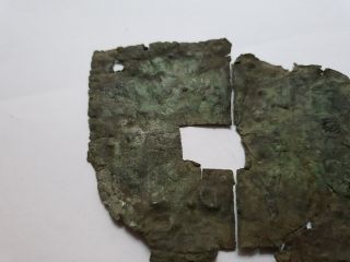 ANCIENT Greek BRONZE PLAQUE BOX WITH RELIEF c515 2