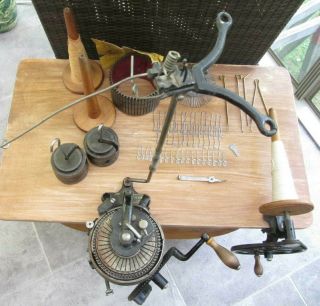 Vintage LEGARE 400 Sock Knitting Machine 2 CYL 54/72 Ribbed 36 /missing needles 2