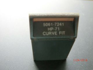 Vintage Curve Fit Rom For Hp - 71b Calculator
