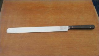 HUGE Antique LAMSON GOODNOW Carbon Steel Chef/Baker Slicing Knife - RAZOR SHARP 12