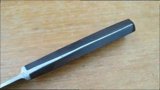 HUGE Antique LAMSON GOODNOW Carbon Steel Chef/Baker Slicing Knife - RAZOR SHARP 6