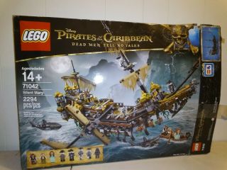 Lego Pirates Of The Caribbean Silent Mary 71042 Building Kit Ship Open Box