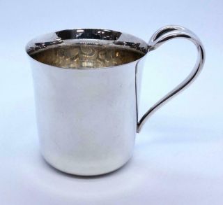 Tiffany & Co Sterling Silver Padova Baby Cup By Elsa Peretti 1994