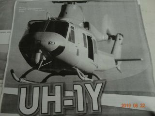 THUNDER TIGER UH - 1Y RC HELICOPTER BODY KIT NIB RARE 8