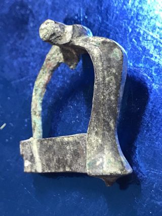 Ancient Roman Fibula Knee Type Brooch. 4