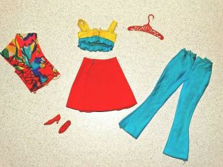 Barbie: Francie VINTAGE Complete SEARS SWINGIN ' SEPARATES Outfit 3