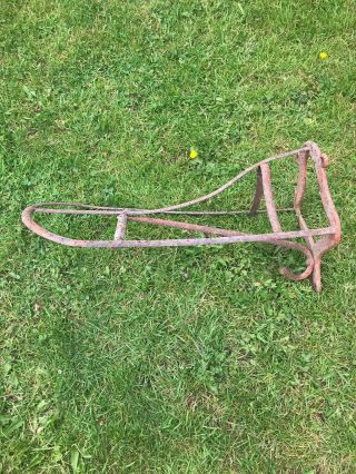 Rustic Vintage/antique Metal Wall Mounting Saddle Rack With Bridle Hook