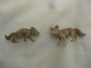 Ahm Fennec Fox Vinyl Plastic Play Set Animal Figures Hong Kong
