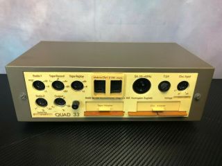 QUAD 33 Vintage Hi Fi Separates 2 Channel Stereo Pre - Control Amplifier 3