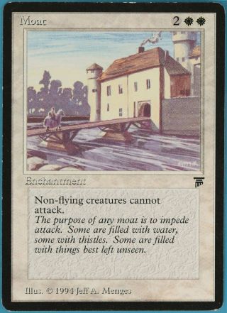 Moat Legends Spld White Rare Magic The Gathering Mtg Card (id 58336) Abugames