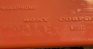 Vintage Sony AM/SW 7 Transistor Radio Model TR - 724 Leather Cover 5