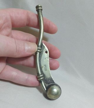 Antique Sterling Silver Boat Whistle Nautical Made In England
