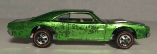 Green Custom Dodge Charger Redline 1969 Vintage Hot Wheels 6268
