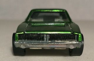 Green Custom Dodge Charger Redline 1969 Vintage Hot Wheels 6268 3