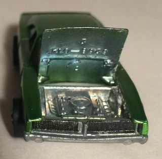 Green Custom Dodge Charger Redline 1969 Vintage Hot Wheels 6268 4