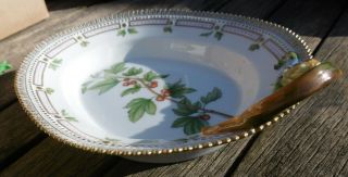 RARE Royal Copenhagen Side Bowl Botanical Series Flora Danica 4