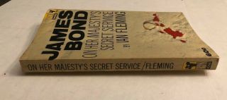 James Bond On Her Majesty’s Secret Service By Ian Fleming RARE 1ST EDITION PAN 10