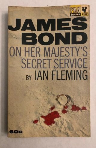 James Bond On Her Majesty’s Secret Service By Ian Fleming Rare 1st Edition Pan