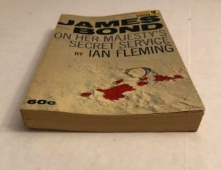 James Bond On Her Majesty’s Secret Service By Ian Fleming RARE 1ST EDITION PAN 7