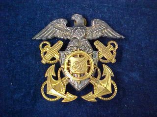Rare Orig Ww2 Us Army Transportation Corps Officers Cap Eagle " Gemsco "