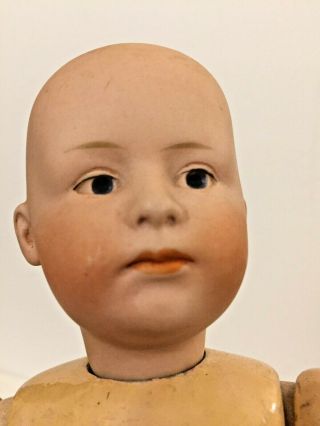 HEUBACH 6969 BISQUE POUTY CHARACTER DOLL CHILD RARE 4
