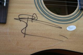 Pete pete townshend THE WHO signed ACOUSTIC guitar JSA Autographed RARE 7