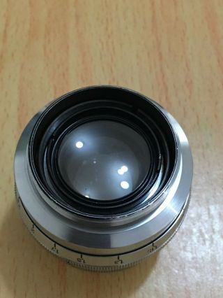 Very Rare Heavy Carl Zeiss Biotar M40 5.  8cm F2 5