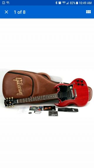 Gibson Sg Standard Tribute 2019 Electric Guitar - Vintage Cherry Satin