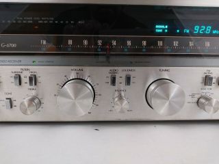 Vintage Sansui G - 6700 Pure Power DC Stereo Receiver Ultra Rare 4