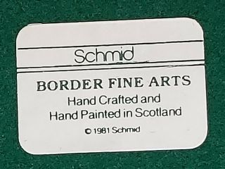 VERY RARE Lowell Davis Up To No Good Figurine Schmid 1981 Border Fine Arts 9