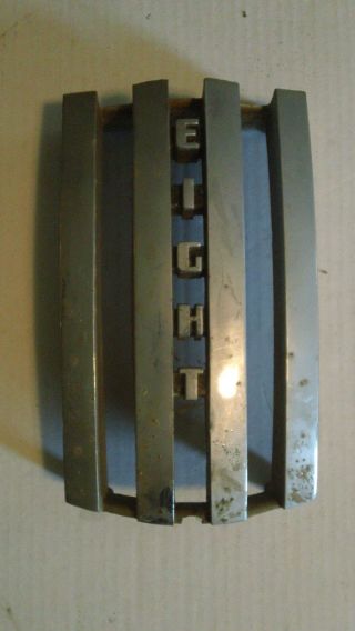 Rare Mercury Eight 8 Nameplate Trim Oem Emblem Badge Script Vintage Metal