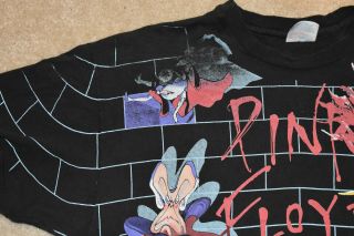 RARE VINTAGE PINK FLOYD THE WALL GRAPHIC T - SHIRT All Over Print - XL Extra Large 3