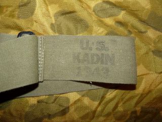 WW2 US Army Khaki Cotton Canvas General Purpose Strap - 1943 3