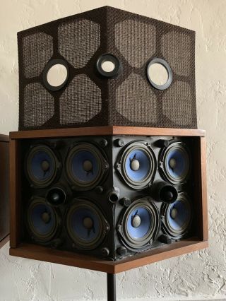 Bose 901 Series IV Speakers Vintage Mid Century Modern Equalizer 11