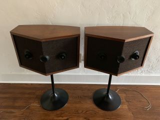 Bose 901 Series IV Speakers Vintage Mid Century Modern Equalizer 7