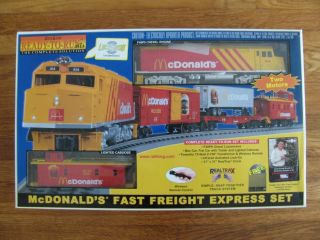 Vintage Mth Rail King O/o - 27 Mcdonalds Set " No Track Or Transformer " 30 - 4042 - 0