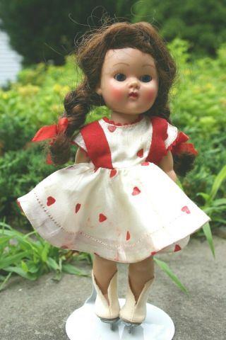 Vintage Vogue Ginny Doll Valentine Heart Dress Skater