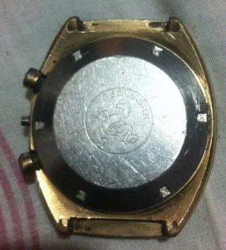 Omega Vintage Seamaster Chronograph Gold Tone Cal 1040 3